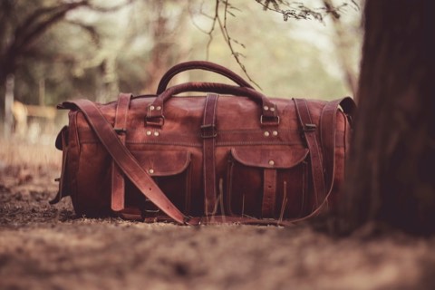 Signature Carryall, Leather, tan